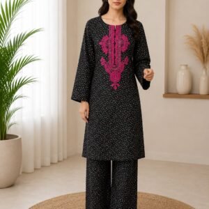 2 Piece - Embroidered Suit - 02