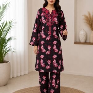 2 Piece - Embroidered Suit - 12