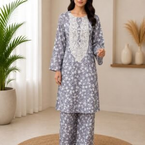 2 Piece - Embroidered Suit - 13