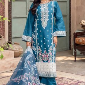 3 Piece - Embroidered Lawn Suit - 16