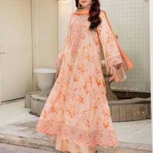 3 Piece - Embroidered Lawn Suit - 14