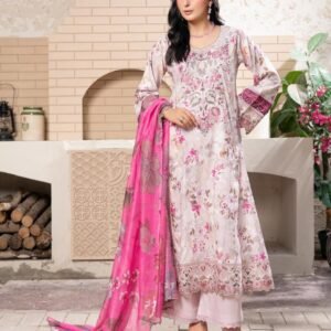 3 Piece - Embroidered Lawn Suit - 09