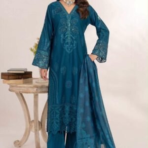 3 Piece - Embroidered Lawn Suit - 06