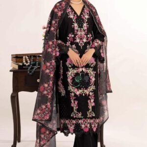 3 Piece - Embroidered Lawn Suit - 04